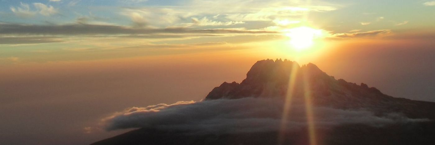 Sunrise and Kilimanjaro